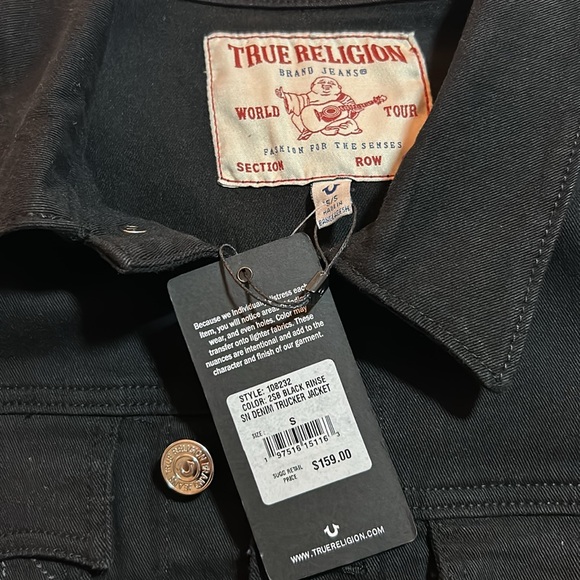True Religion DENIM TRUCKER JACKET 🐝 - Picture 4 of 7